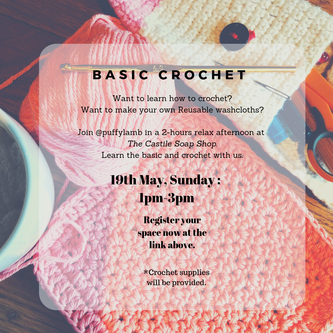 New workshop in May: Basic Crochet