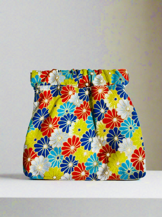 Squeeze Pouch - Japanese fabric