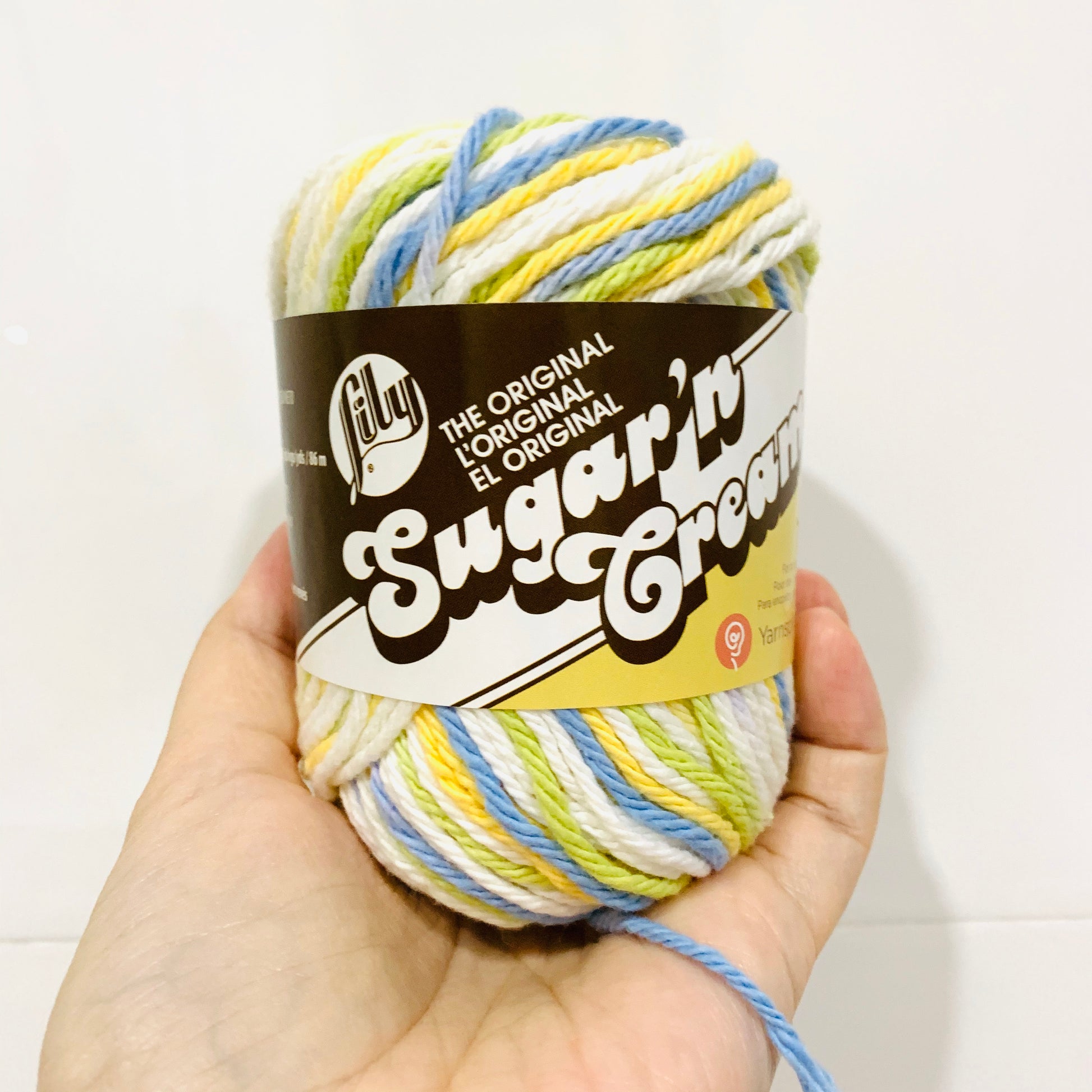 sugar and cream cotton yarns for crochet and knitting