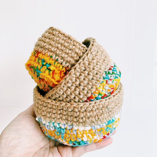 Crochet Storage Baskets - mini